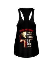 diesel mechanic fixes Ladies Flowy Tank thumbnail