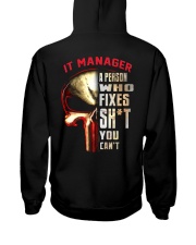 it manager Hooded Sweatshirt back