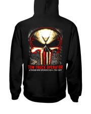 tow truck Hooded Sweatshirt back