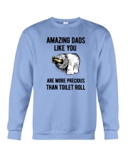 Amazing Dads like You Are Precious Than Toilet Rol Crewneck Sweatshirt thumbnail