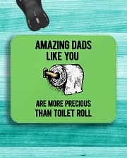 Amazing Dads like You Are Precious Than Toilet Rol Mousepad aos-mousepad-front-lifestyle-5
