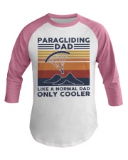Paragliding - dad cooler Baseball Tee tile