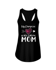 My purpose call me Mom Ladies Flowy Tank thumbnail
