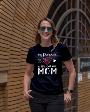 My purpose call me Mom Ladies T-Shirt lifestyle-women-crewneck-front-2