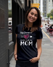My purpose call me Mom Ladies T-Shirt lifestyle-women-crewneck-front-5