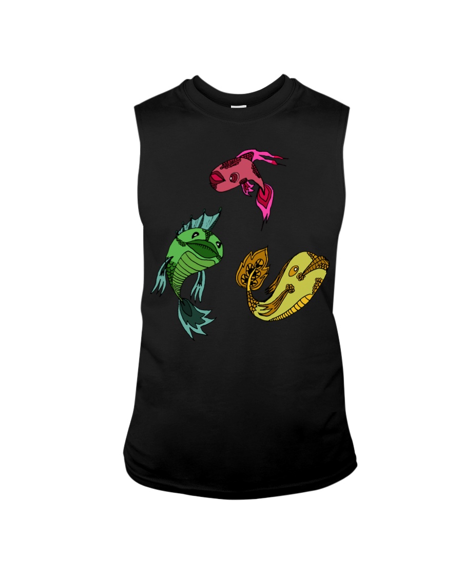 Colors Trio Fish Sleeveless Tee