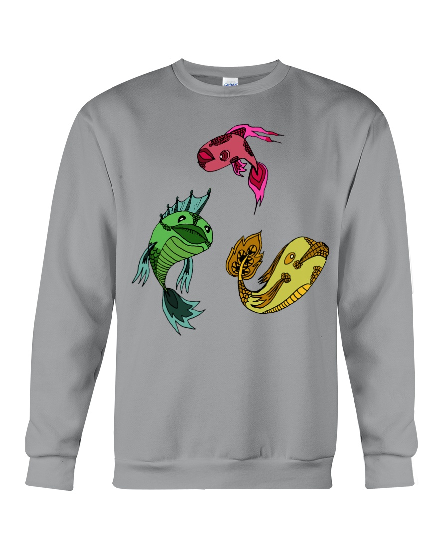 Colors Trio Fish Crewneck Sweatshirt