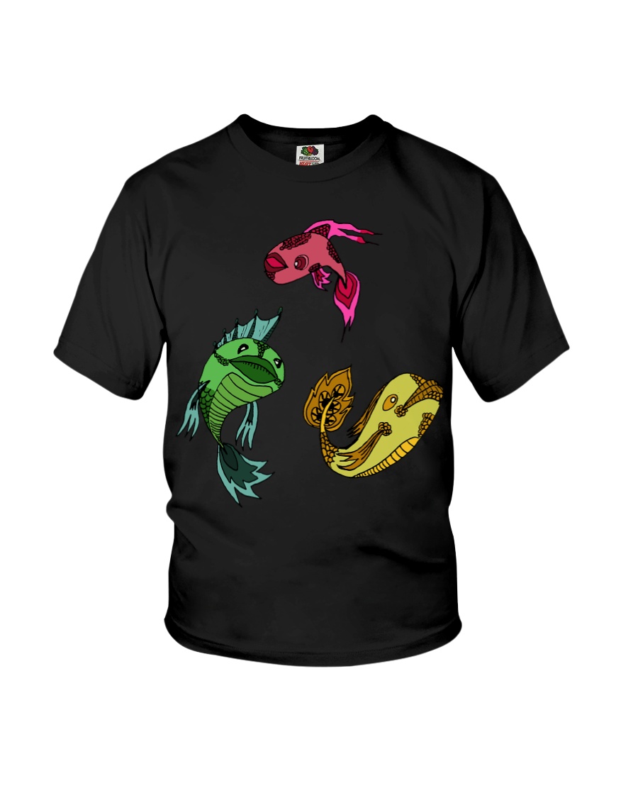 Colors Trio Fish Youth T-Shirt