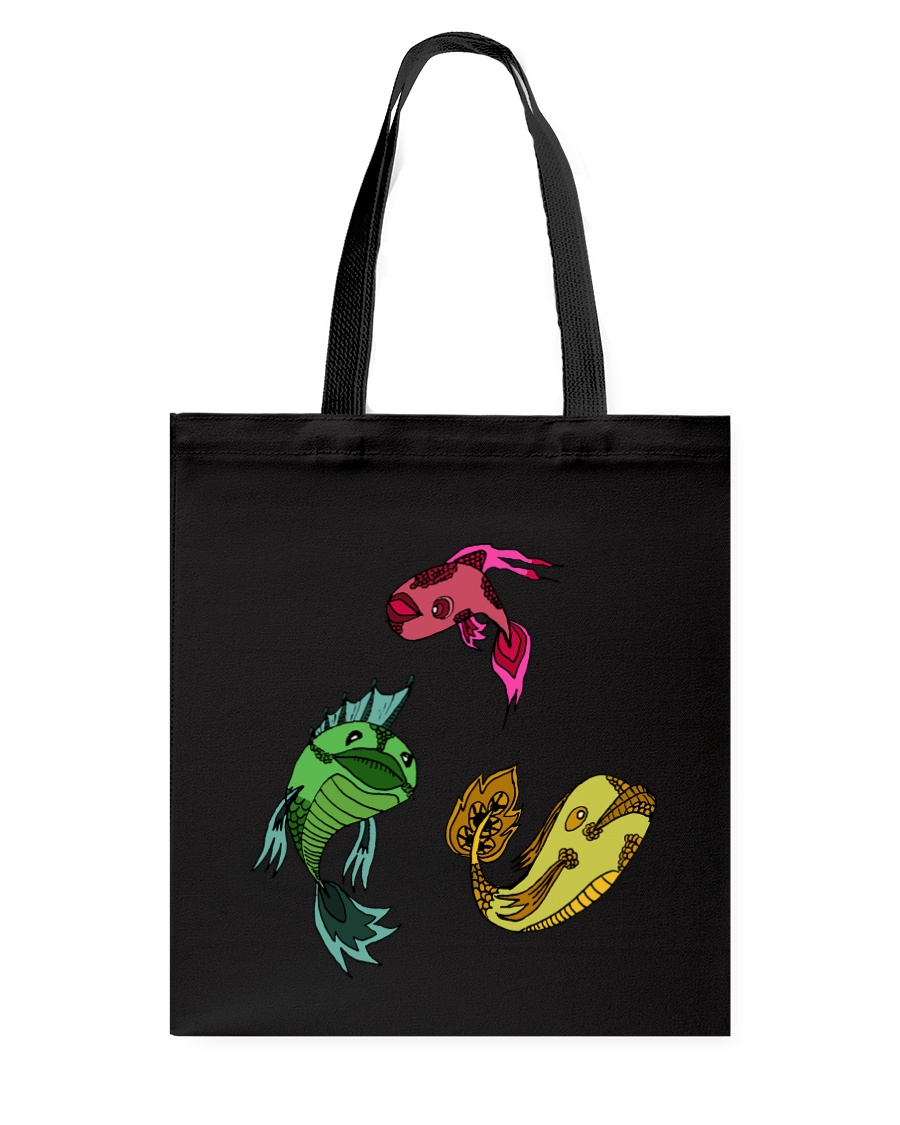 Colors Trio Fish Tote Bag