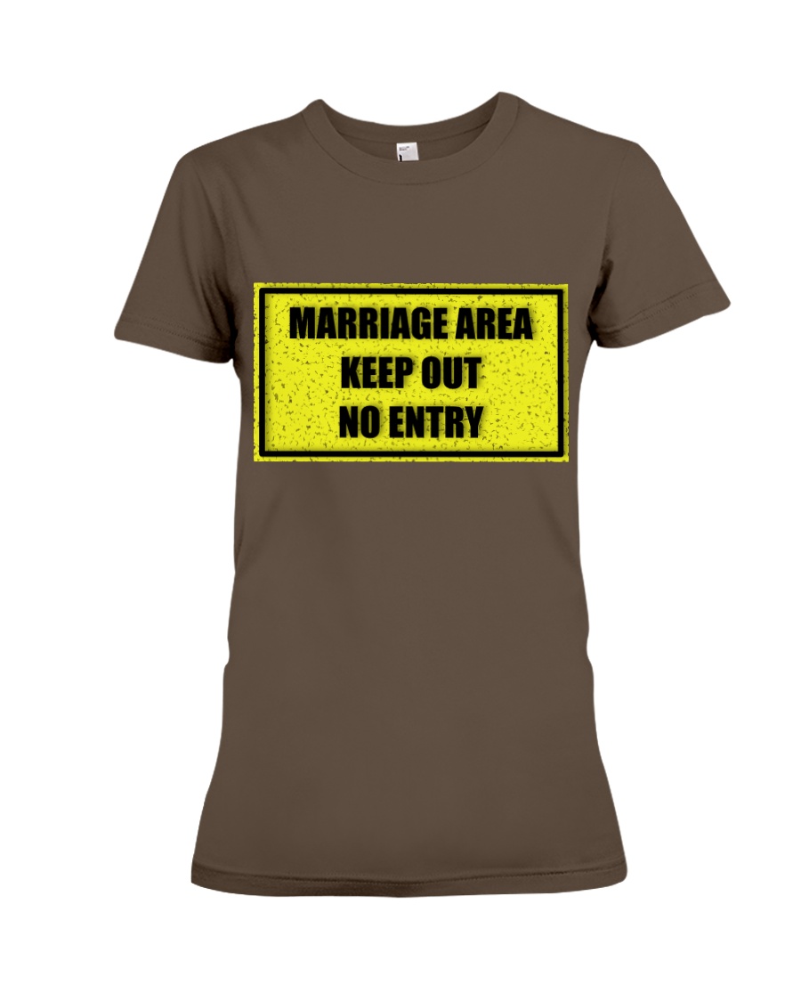 Marriage Area Premium Fit Ladies Tee