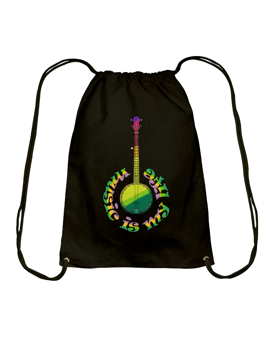 Guitar Music Life Drawstring Bag