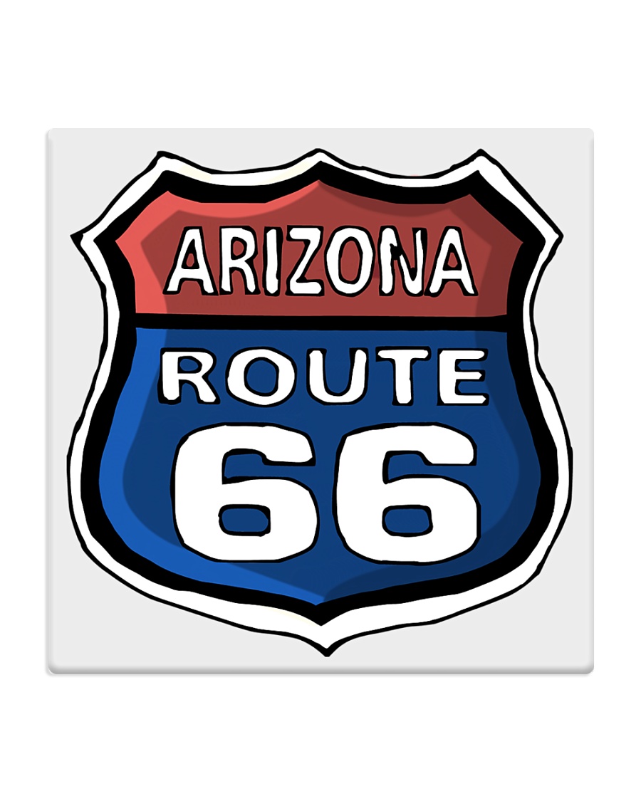Route 66 Arizona Square Coaster