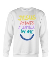 Jesus paints a smile in me Crewneck Sweatshirt thumbnail