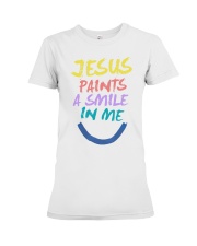 Jesus paints a smile in me Premium Fit Ladies Tee thumbnail