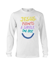 Jesus paints a smile in me Long Sleeve Tee thumbnail