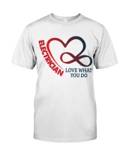 Electrician Love What You Do Classic T-Shirt thumbnail