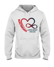 Electrician Love What You Do Hooded Sweatshirt thumbnail