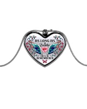Limited Edition Metallic Heart Necklace front