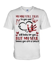 My Mind Still Talk To You V-Neck T-Shirt tile
