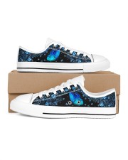 Limited Edition Men's Low Top White Shoes inside-right-outside-right