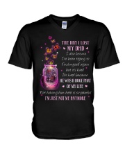 The Day I Lost My Dad V-Neck T-Shirt tile