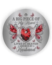A Big Piece Of My Heart Circle Ornament (Wood tile