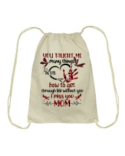 You Taught Me Drawstring Bag tile