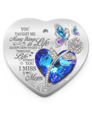 You Taught Me Heart ornament - single (porcelain) front