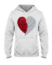 A Piece Of My Heart Hooded Sweatshirt front