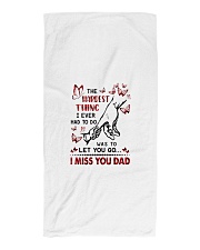 The Hardest Thing Beach Towel tile