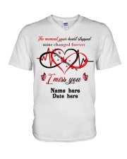 The Moment Your Heart Stopped V-Neck T-Shirt tile