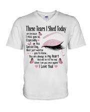 These Tears I Shed Today V-Neck T-Shirt tile