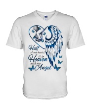 Half Of My Heart V-Neck T-Shirt tile