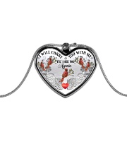 Limited Edition Metallic Heart Necklace front