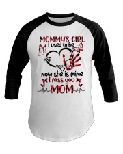 Mommys Girl Baseball Tee tile