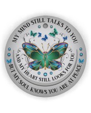 My Mind Still Talk To You Circle Ornament (Wood tile