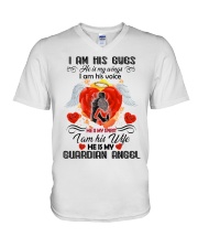 I Am His Eyes V-Neck T-Shirt tile