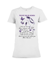 For My Son In Heaven Premium Fit Ladies Tee tile