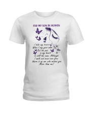For My Son In Heaven Ladies T-Shirt tile