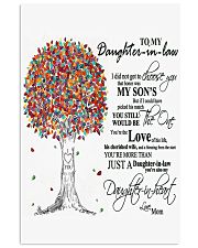 TO MY DAUGHTER IN LAW 11x17 Poster thumbnail
