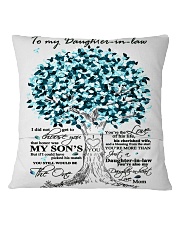 TO MY DAUGHTER IN LAW Square Pillowcase back