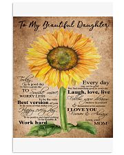 TO MY BEAUTIFUL DAUGHTER B02 11x17 Poster front