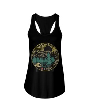 Love camping i hate people shirt moutain hiking Ladies Flowy Tank thumbnail