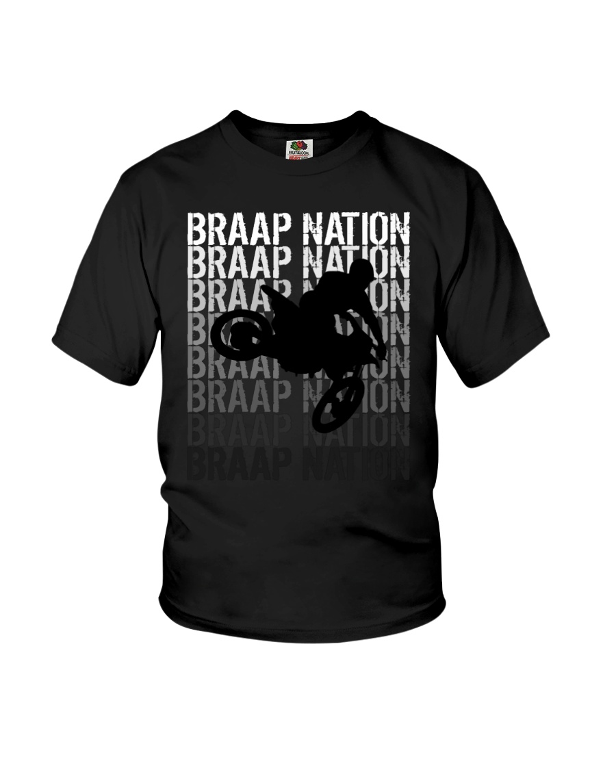 Youth Braap Nation shirt Youth T-Shirt