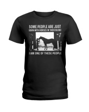 HORSES IN OUR BLOOD Ladies T-Shirt tile