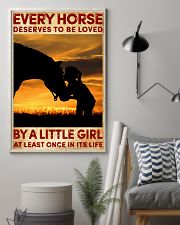 HORSE DESERVES TO BE LOVED BY A LITTLE GIRL 24x36 Poster lifestyle-poster-1