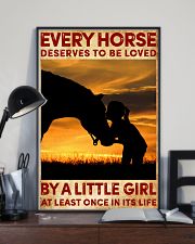 HORSE DESERVES TO BE LOVED BY A LITTLE GIRL 24x36 Poster lifestyle-poster-2