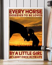 HORSE DESERVES TO BE LOVED BY A LITTLE GIRL 24x36 Poster lifestyle-poster-4