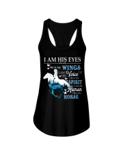 I AM HER EYES HE IS MY HORSE Ladies Flowy Tank tile