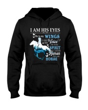 I AM HER EYES HE IS MY HORSE Hooded Sweatshirt front
